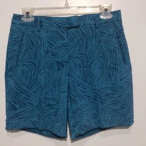 Lady Hagen 7” shorts paradise found Zebra women size 2 Blue‎ Enamel
